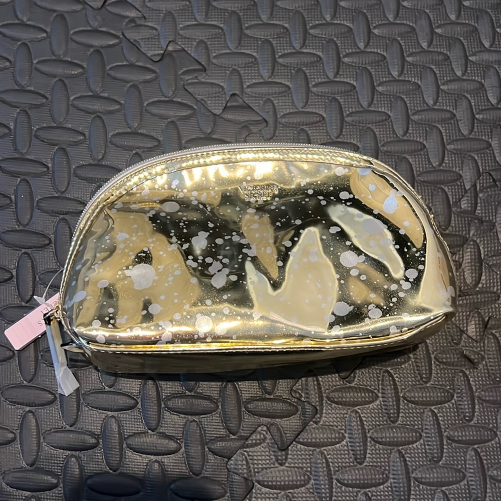 Victorias Secret makeup bag GOLD